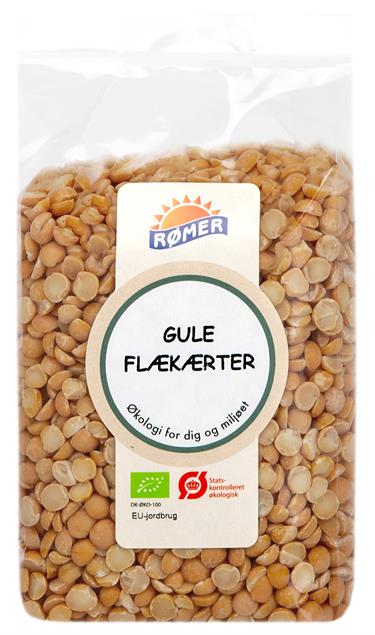 Gule Flækærter, 500 g. Økologisk